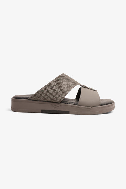 CAVALIER CLOUD ULTRA COMFORTABLE LEATHER SANDALS GREY