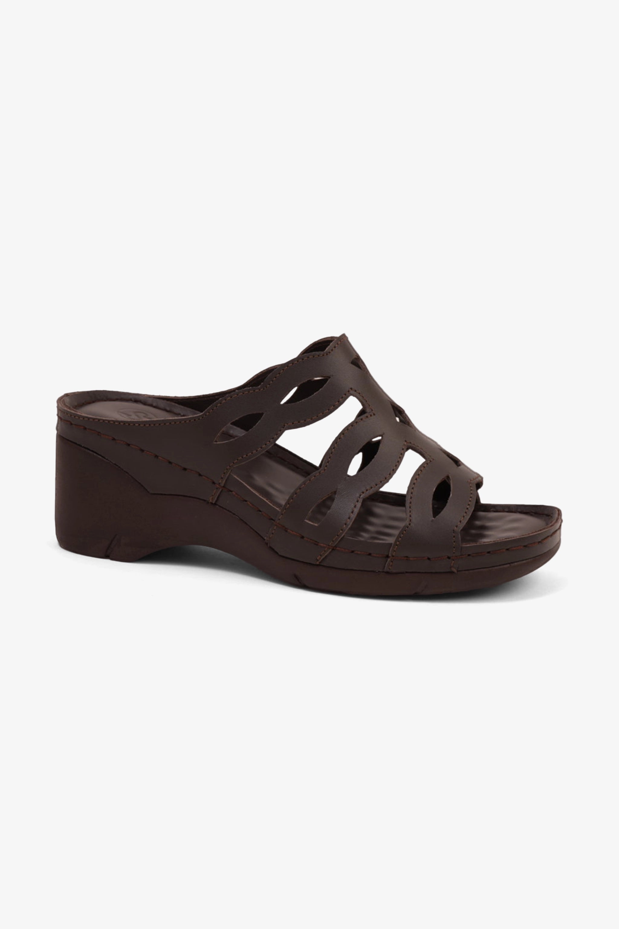 COMFORT PLUS LADIES SANDALS  - GG116 BROWN