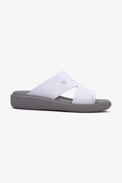 UOMO CAVALIER MENS SANDALS  -  ALP 115 WHITE