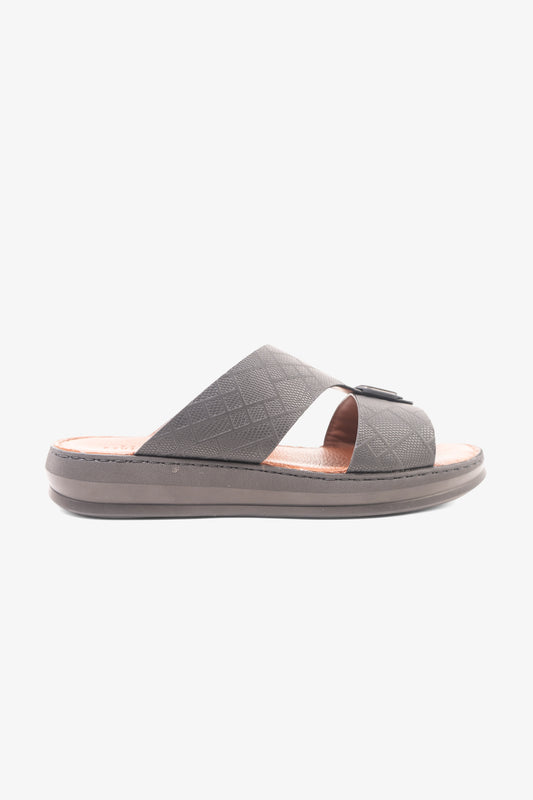 CAVALIER MENS SANDALS-ZIP1005 BLACK