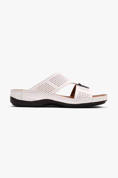 COMFORT PLUS MENS SANDALS  -  CP 7708 WHITE