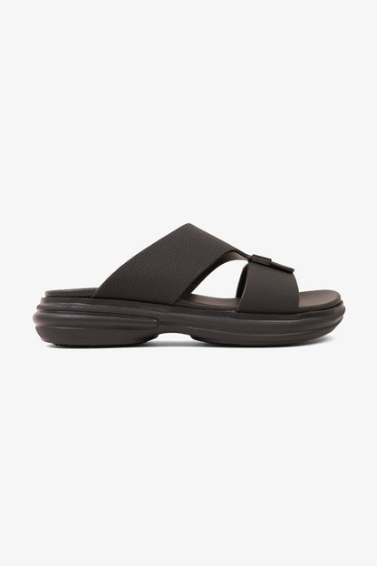 COMFORT PLUS SIGNATURE STEP ARABIC SANDALS BLACK