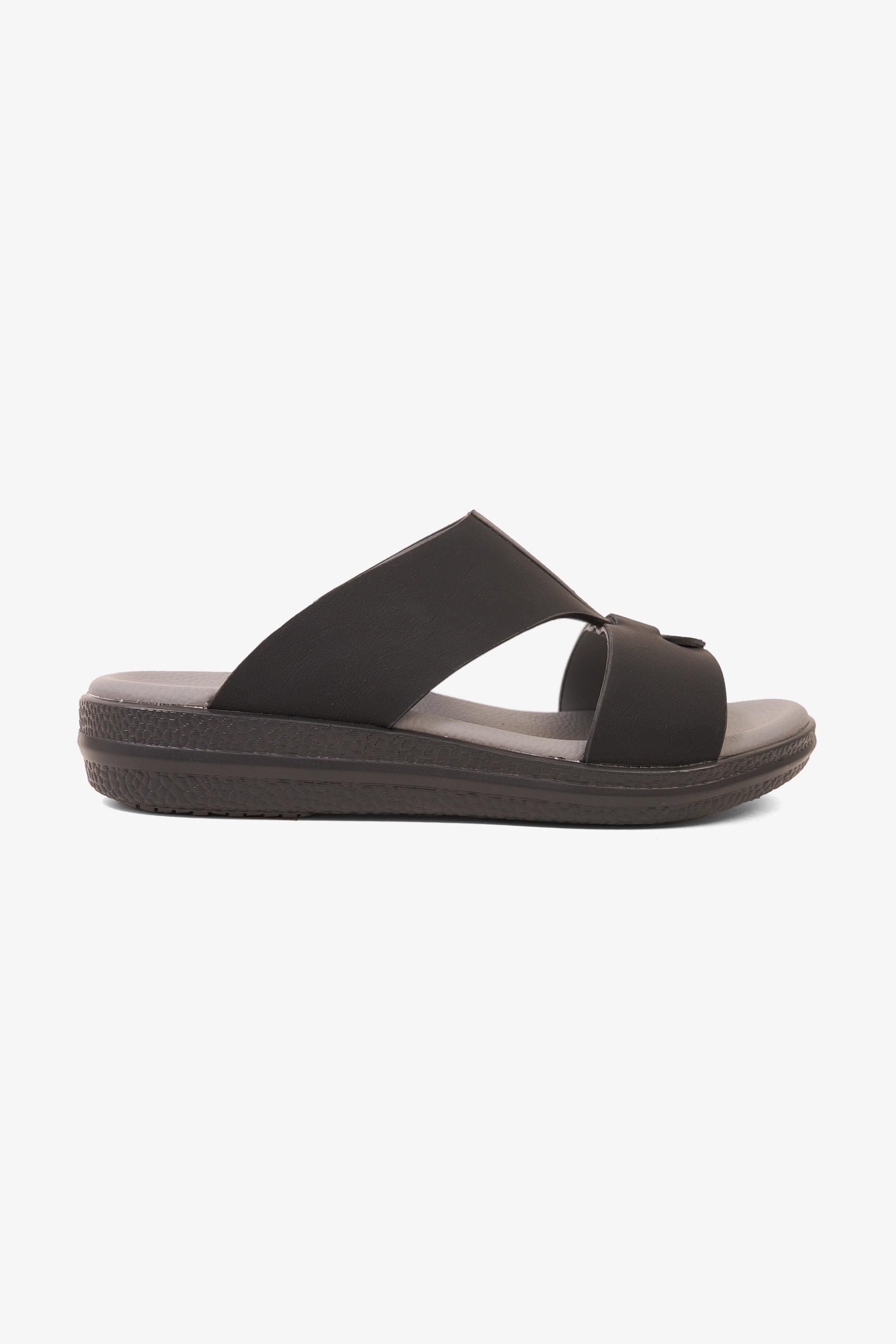 COMFORT PLUS GLIDE LUXE ARABIC SANDALS BLACK - Seventy7