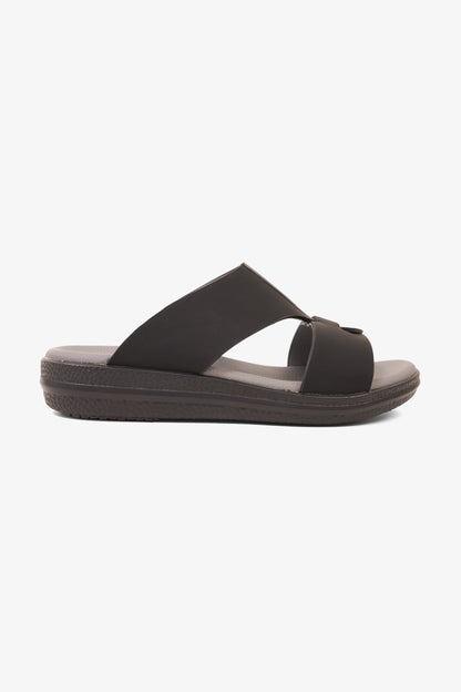 COMFORT PLUS GLIDE LUXE ARABIC SANDALS BLACK