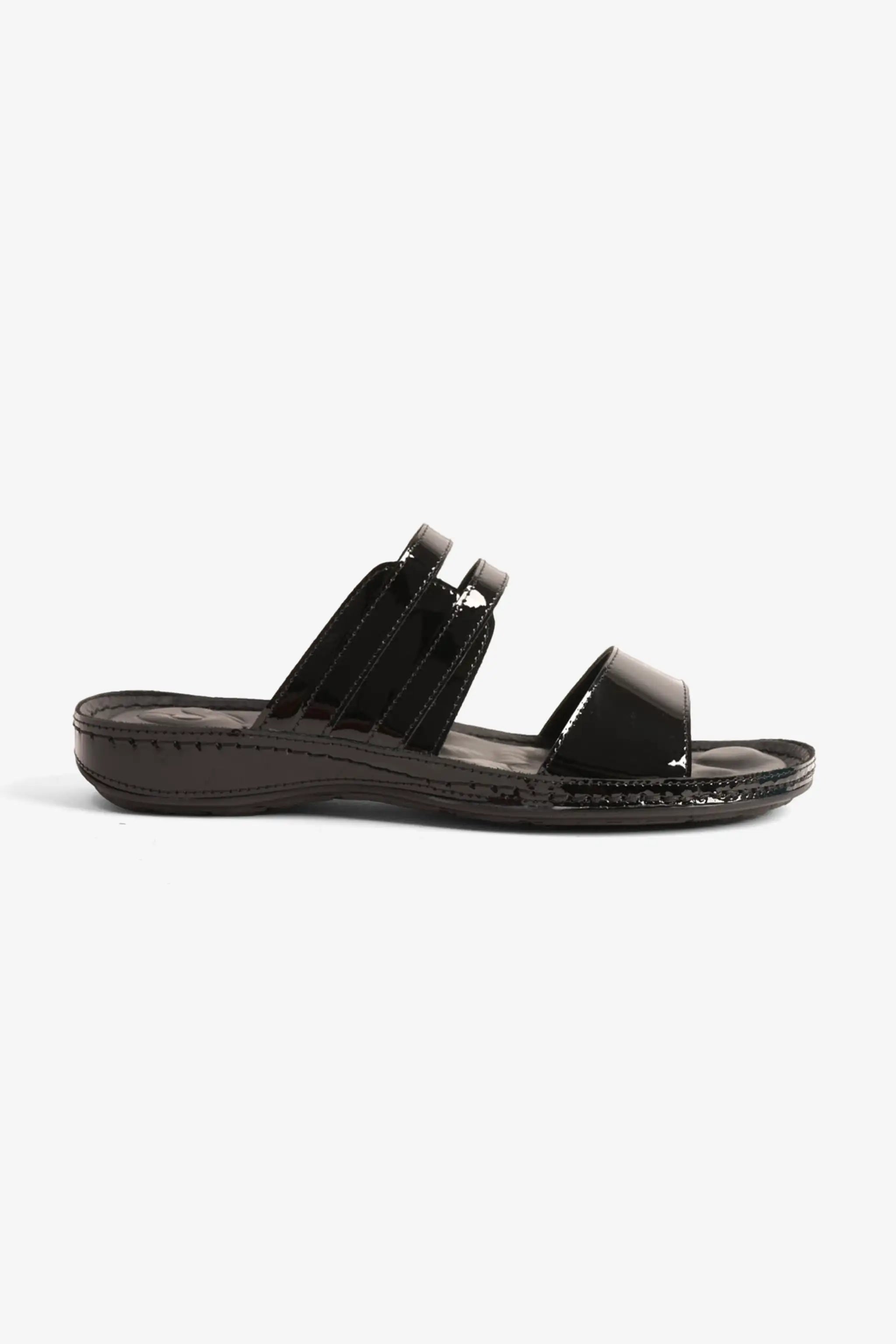 COMFORT PLUS LADIES SANDALS  -  CP729 BLACK