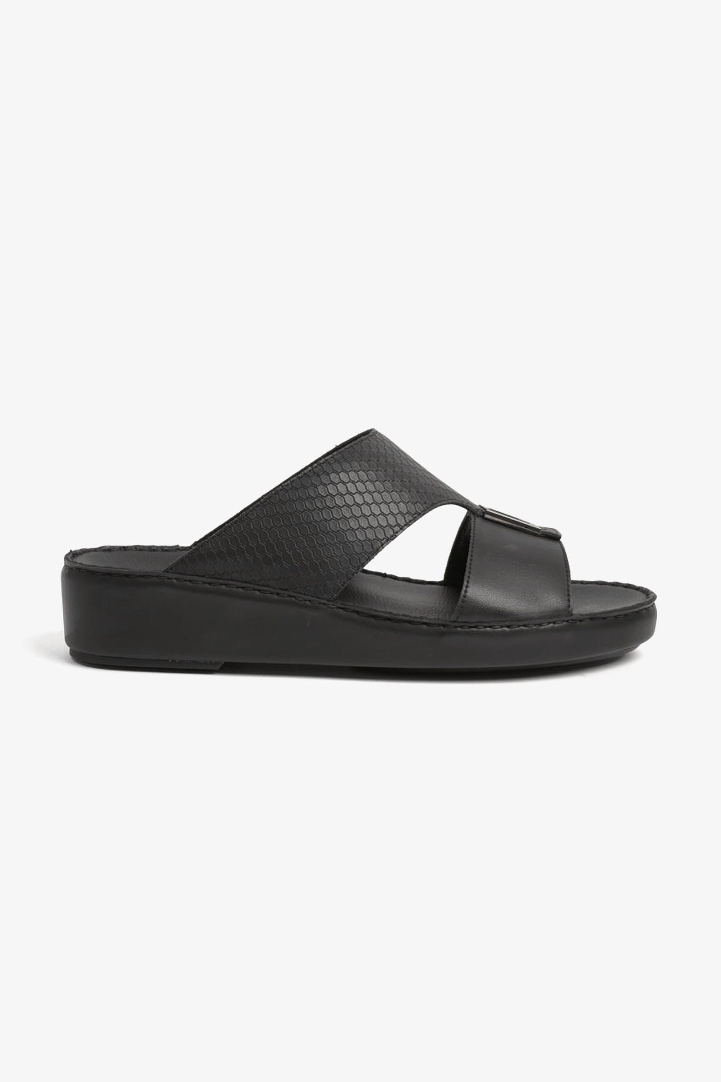 UOMO CAVALIER MENS SANDALS  - CV1110 BLACK