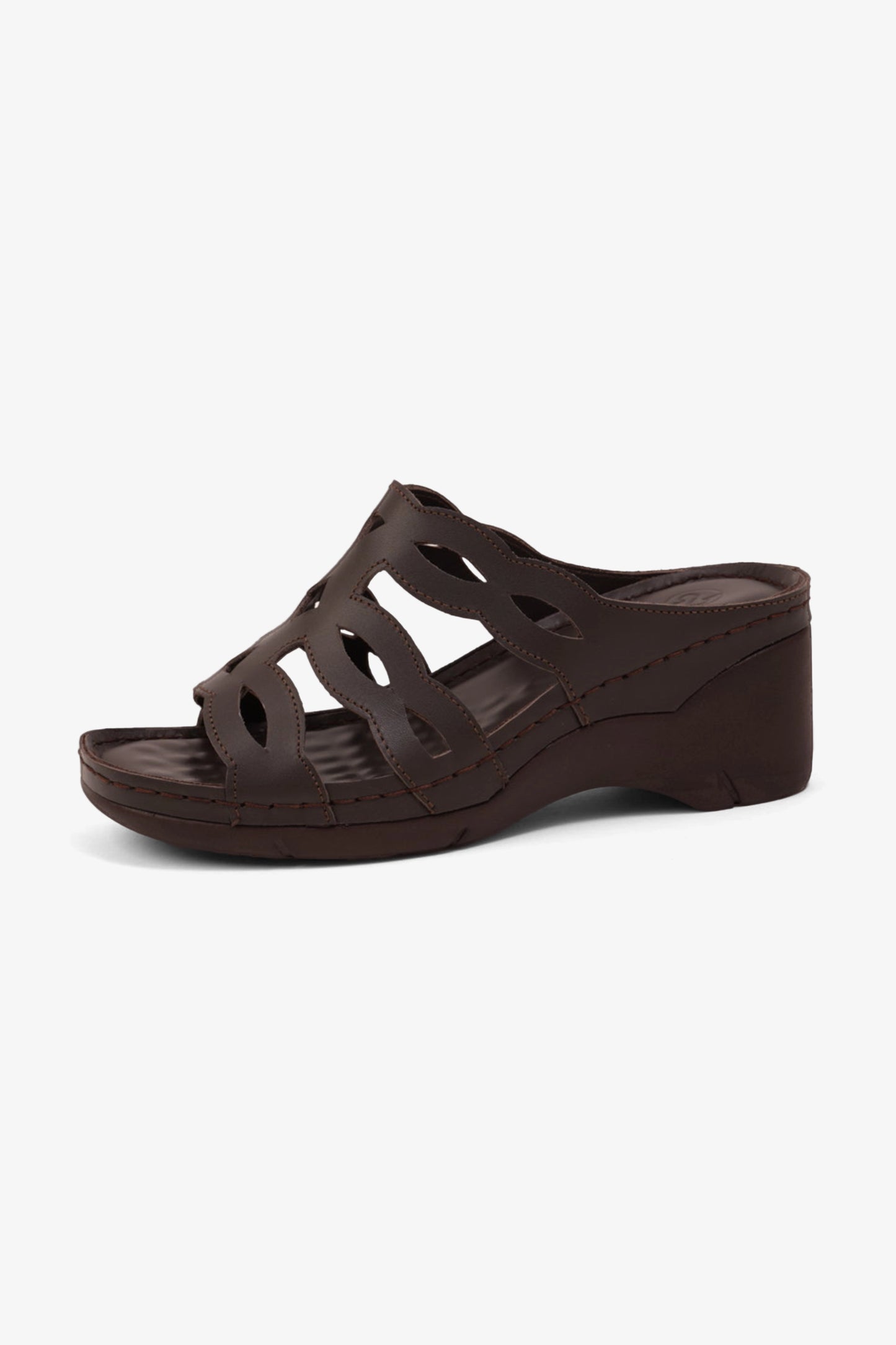 COMFORT PLUS LADIES SANDALS  - GG116 BROWN