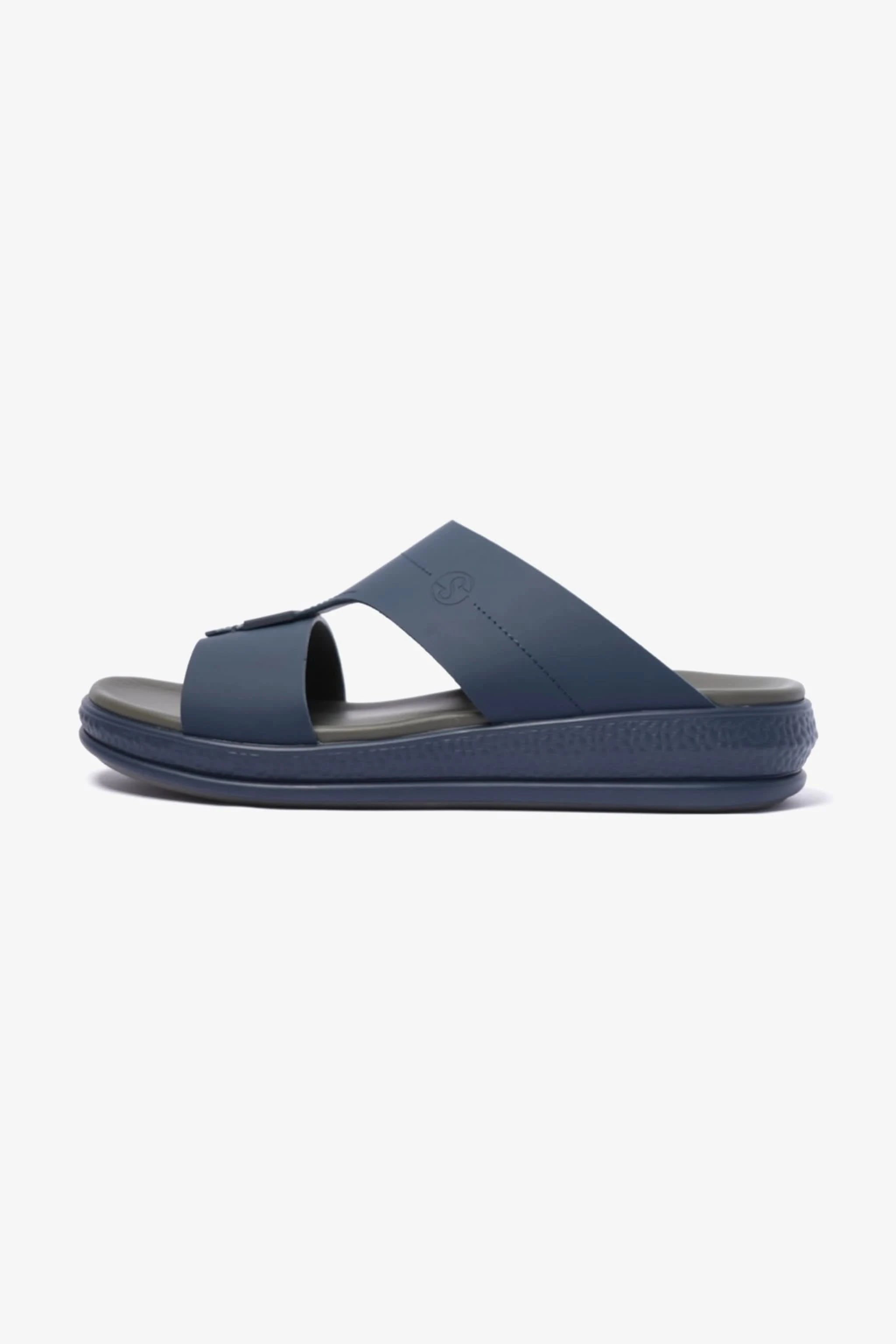 COMFORT PLUS TIMELESS DESIGN STRAP MENS SANDALS NAVY