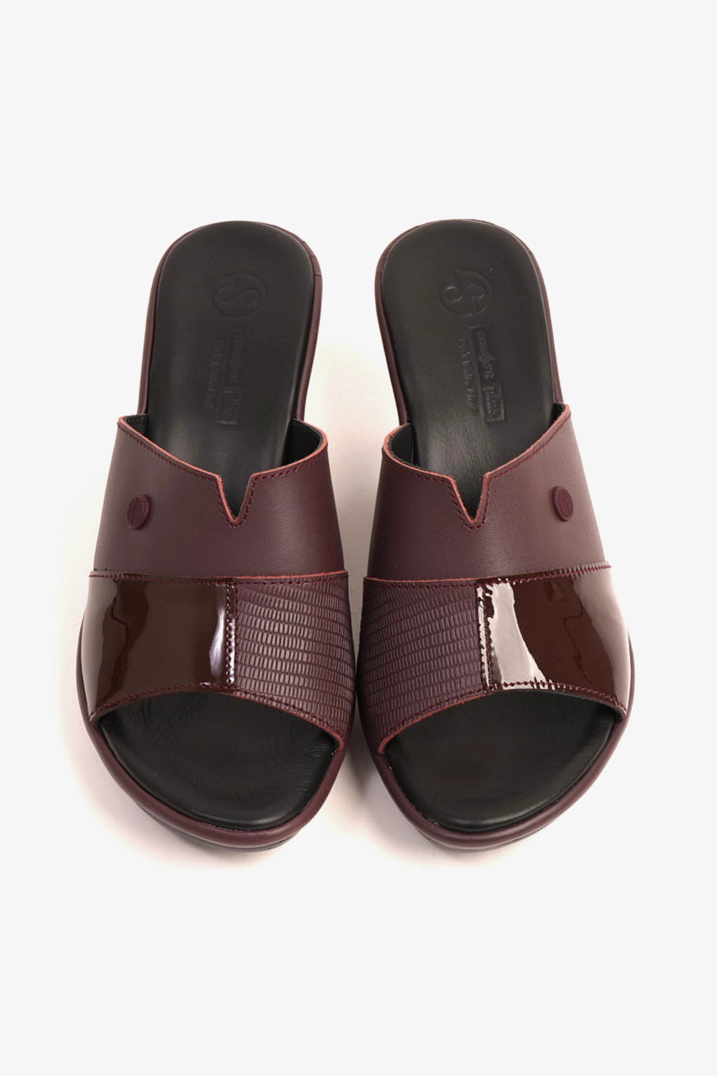 COMFORT PLUS LADIES  SANDALS  - 9111 MAROON