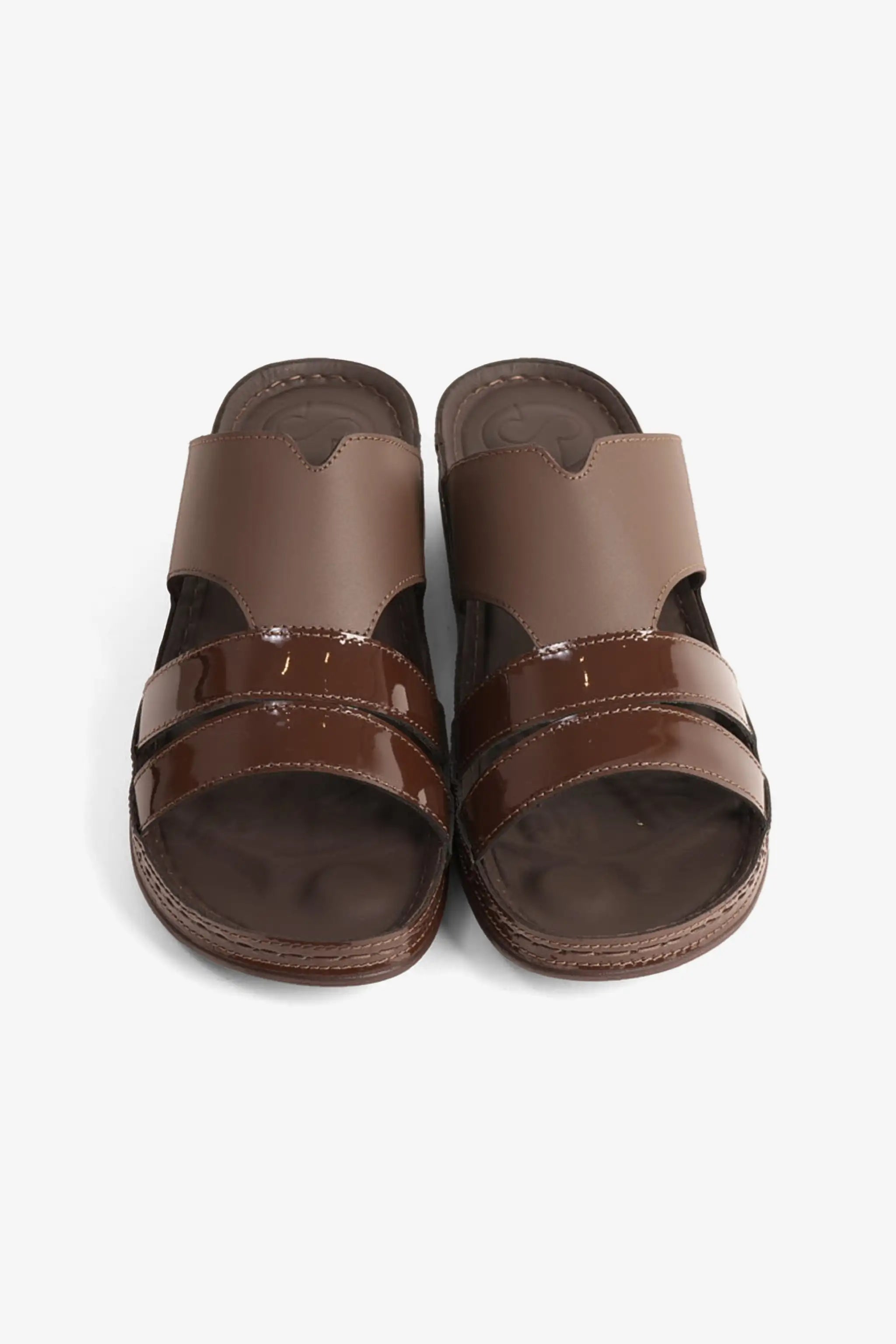 COMFORT PLUS LADIES SANDALS  -  CP417 BROWN - Seventy7