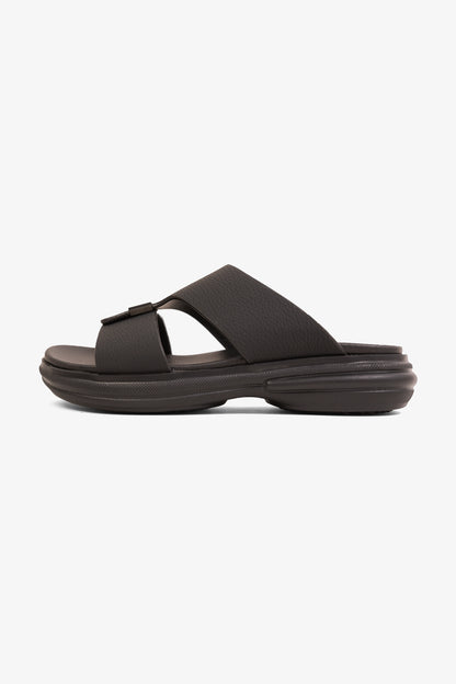 COMFORT PLUS SIGNATURE STEP ARABIC SANDALS BLACK