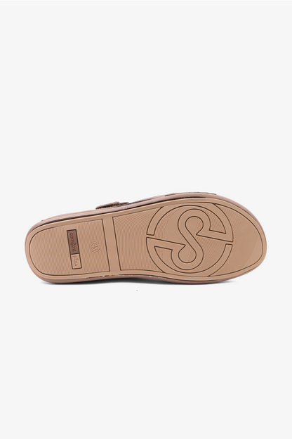 COMFORT PLUS MENS SANDALS-AS102 COFFEE
