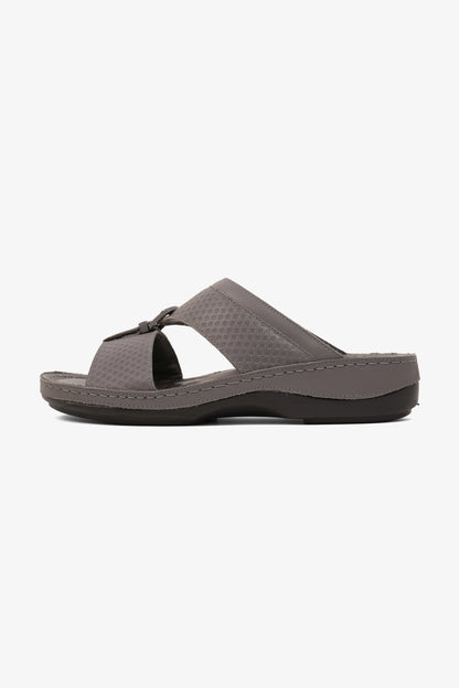 COMFORT PLUS MEN'S ULTRA COMFORT TRIM SANDALS GREY