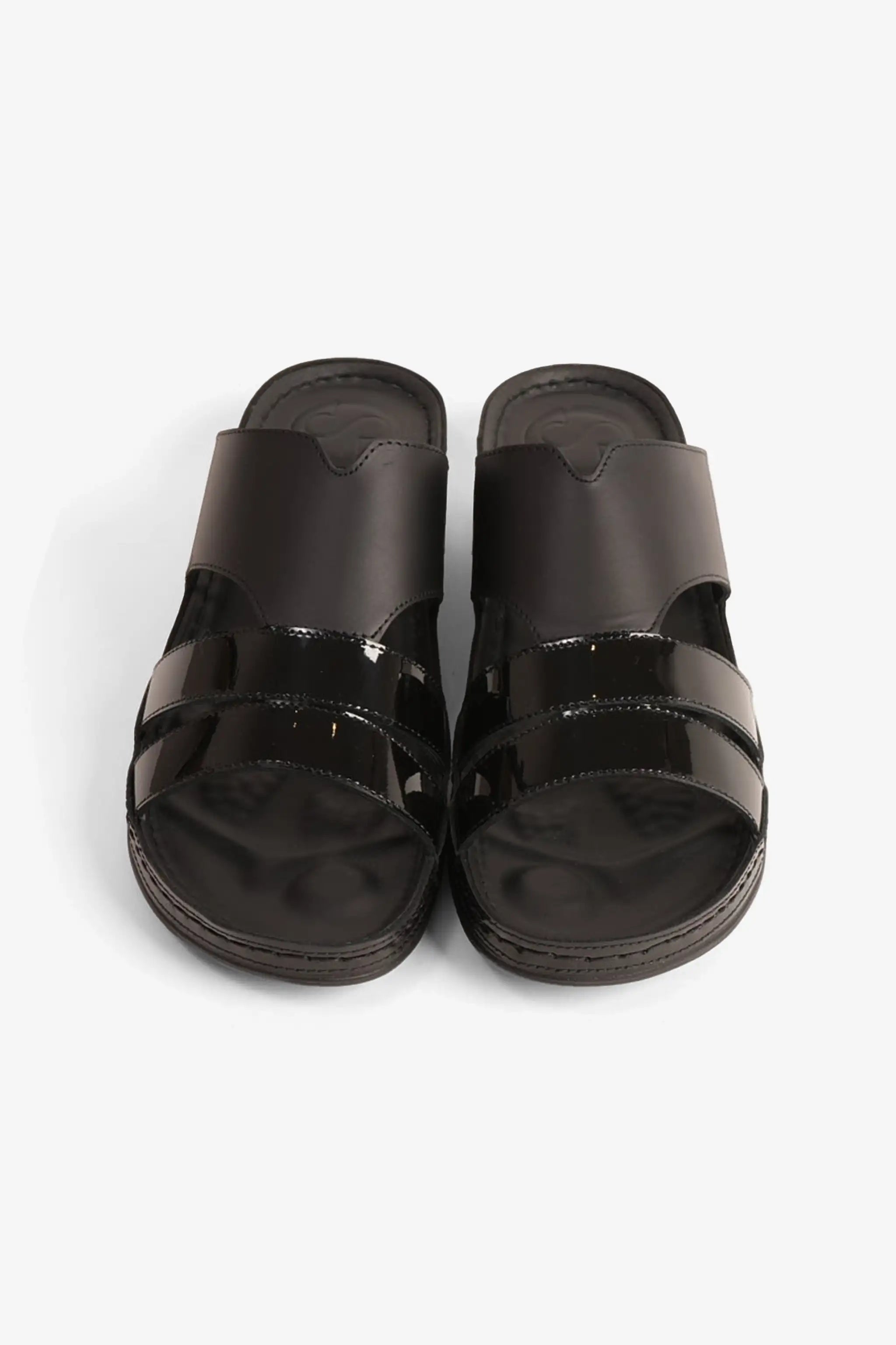 COMFORT PLUS LADIES SANDALS  -  CP417 BLACK - Seventy7