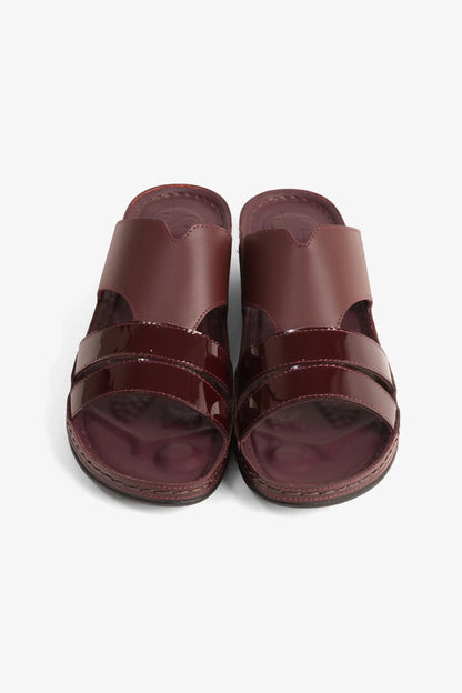 COMFORT PLUS LADIES SANDALS  -  CP417 CHERRY