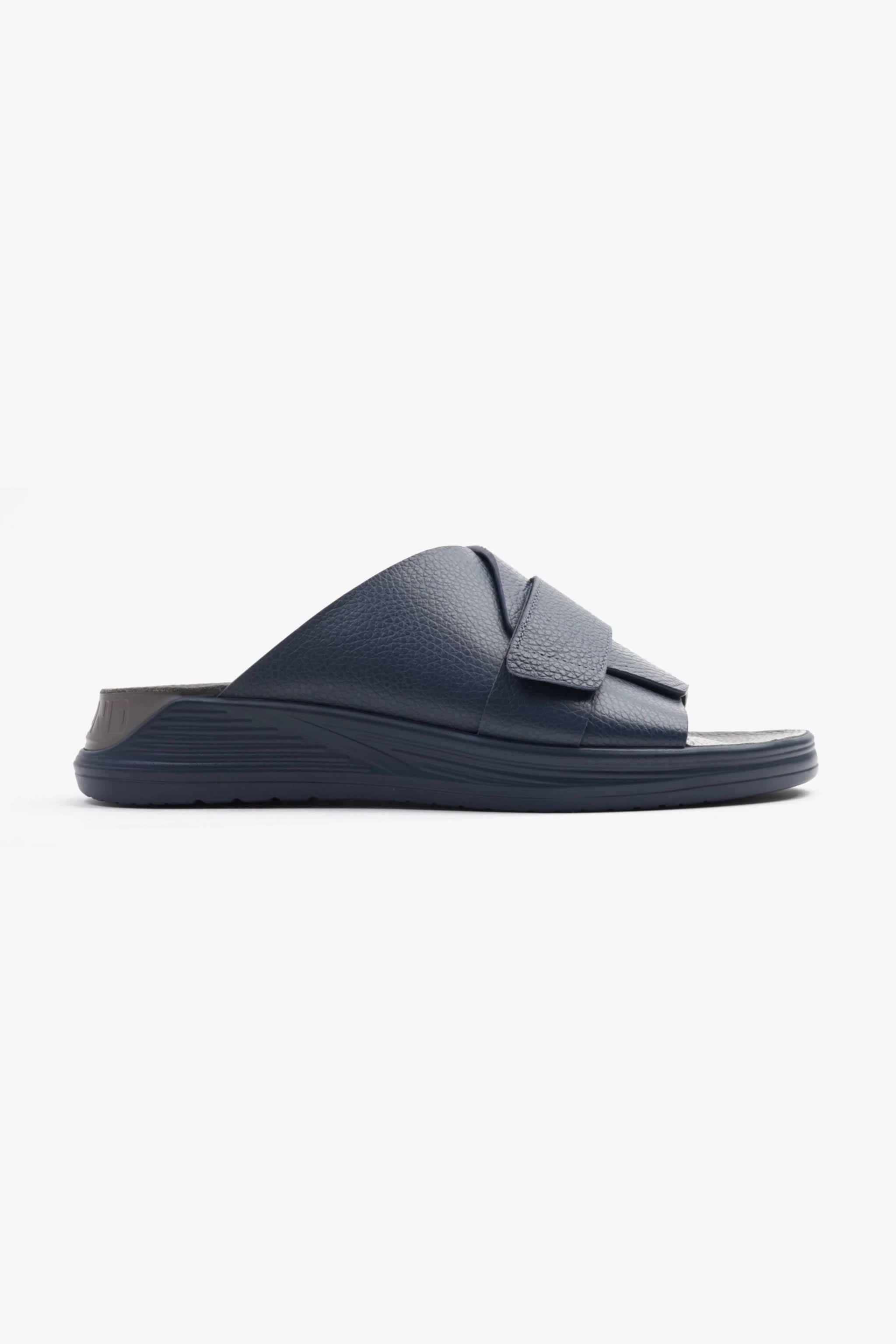 UOMO CAVALIER MEN'S STRAPPY SANDALS NAVY - Seventy7