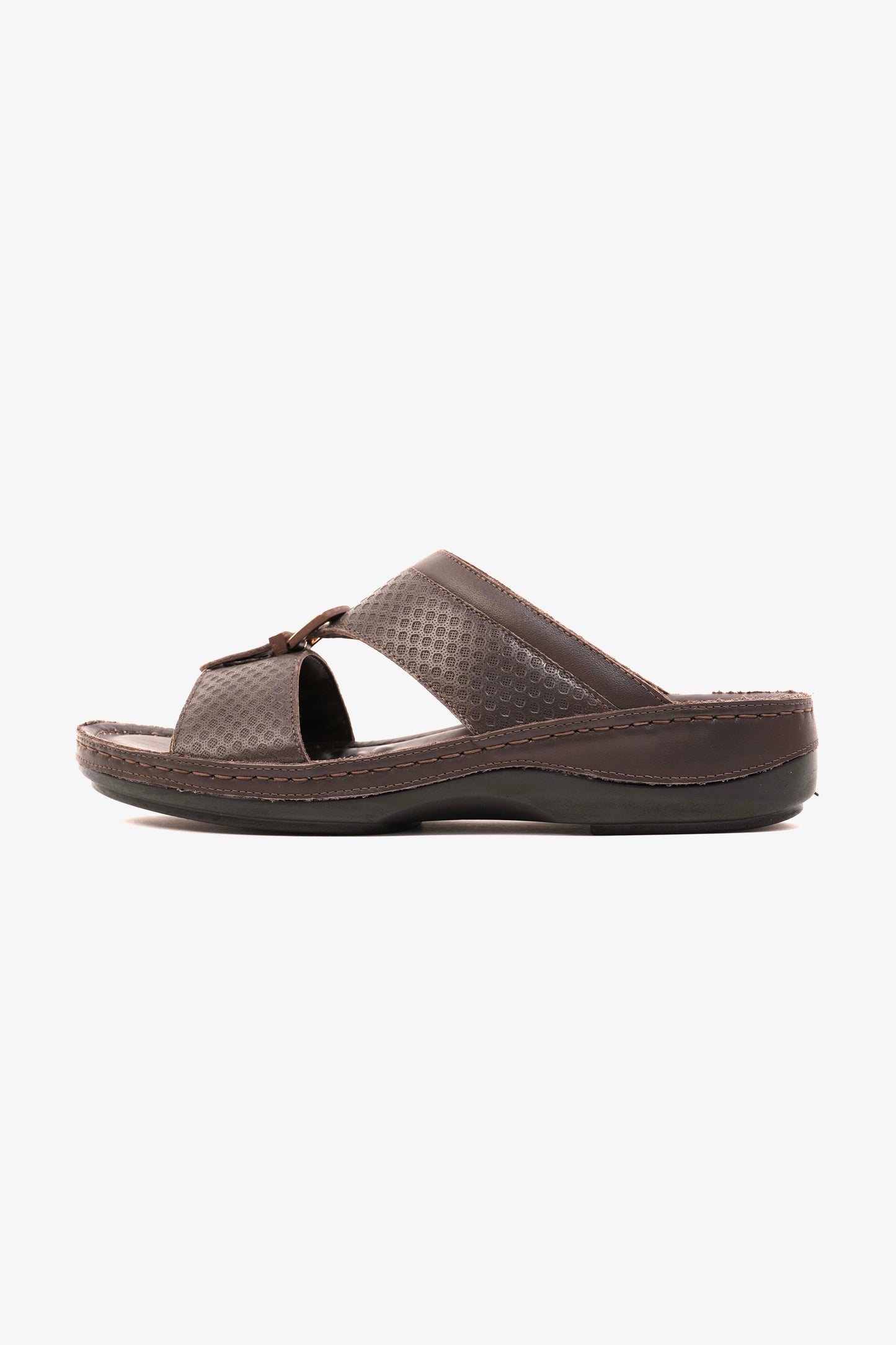 COMFORT PLUS MEN'S ULTRA COMFORT TRIM SANDALS BROWN