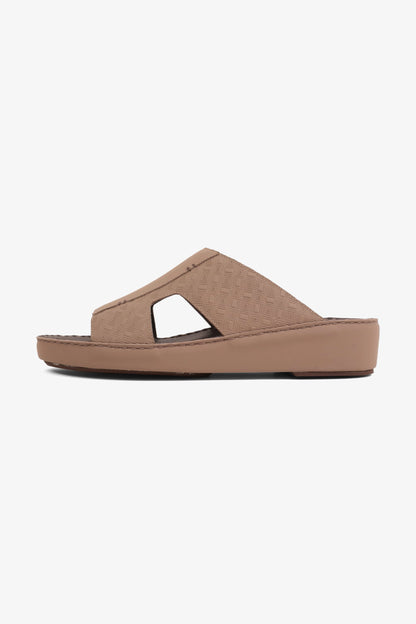 UOMO CAVALIER MEN'S ELITE COMFORT ARABIC SANDALS STONE