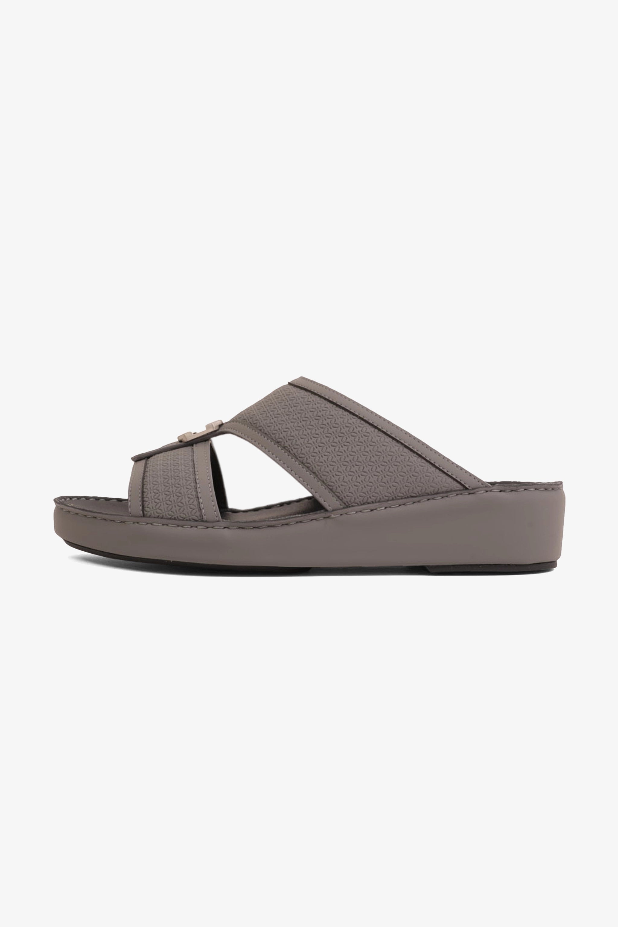 UOMO CAVALIER MEN'S PREMIUM ARABIC SANDALS GREY