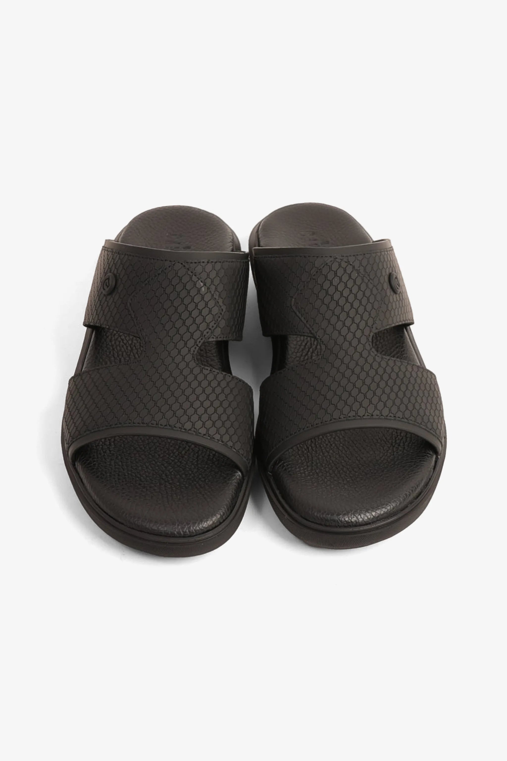 UOMO CAVALIER MENS SANDALS  -  ALP 123 BLACK - Seventy7
