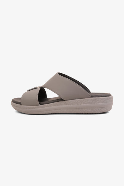 COMFORT PLUS SLEEK CUSHION ARABIC SANDALS GREY