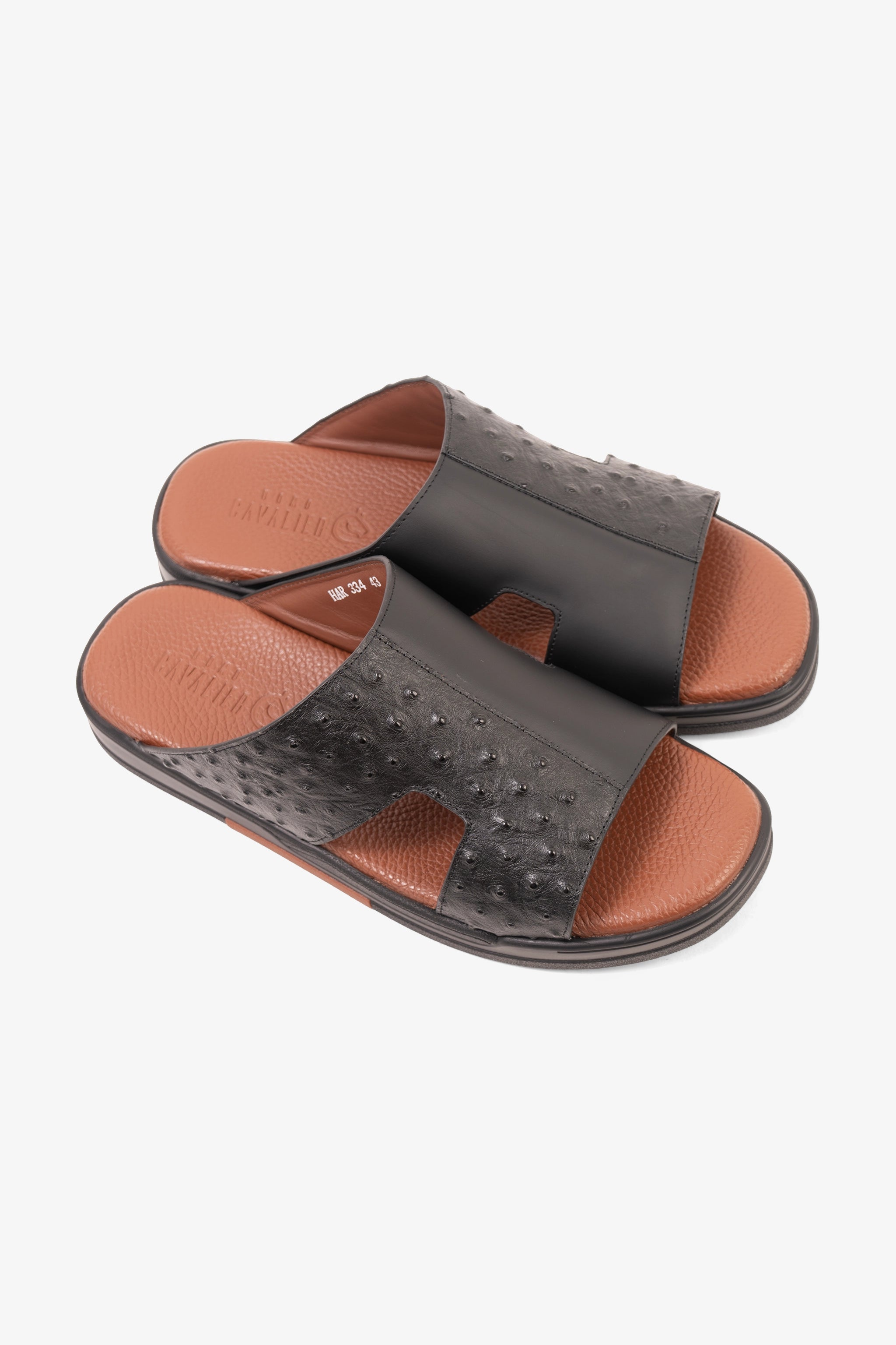 CAVALIER MENS SANDALS - HAR 334 BLACK