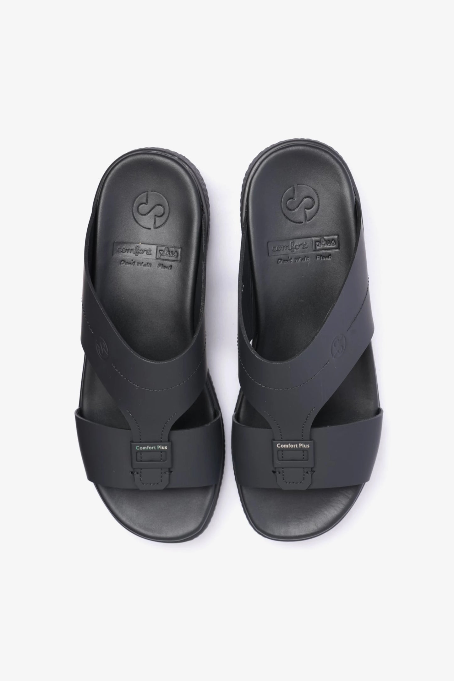 COMFORT PLUS TIMELESS DESIGN MENS SANDALS BLACK