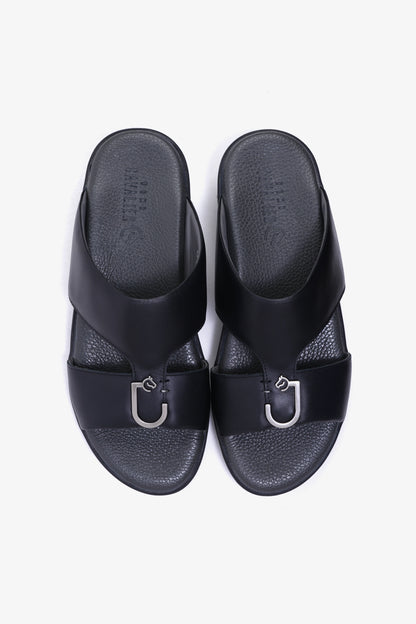 UOMO CAVALIER MENS SANDALS  - DLR 201 BLACK