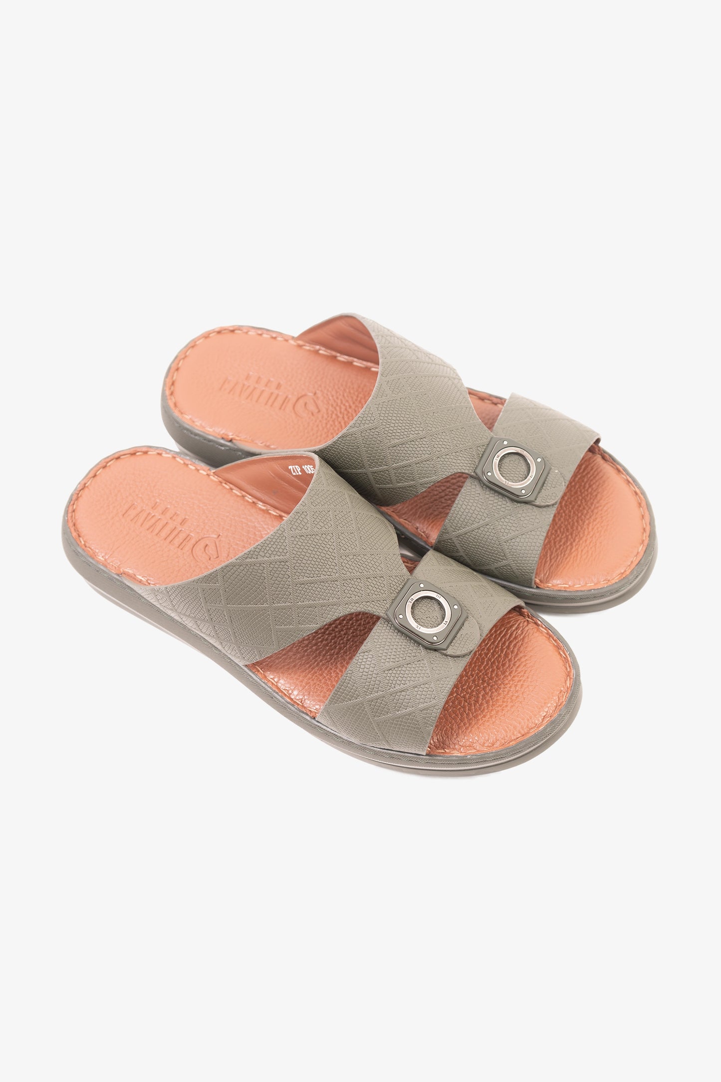 CAVALIER MENS SANDALS-ZIP1005 OLIVE