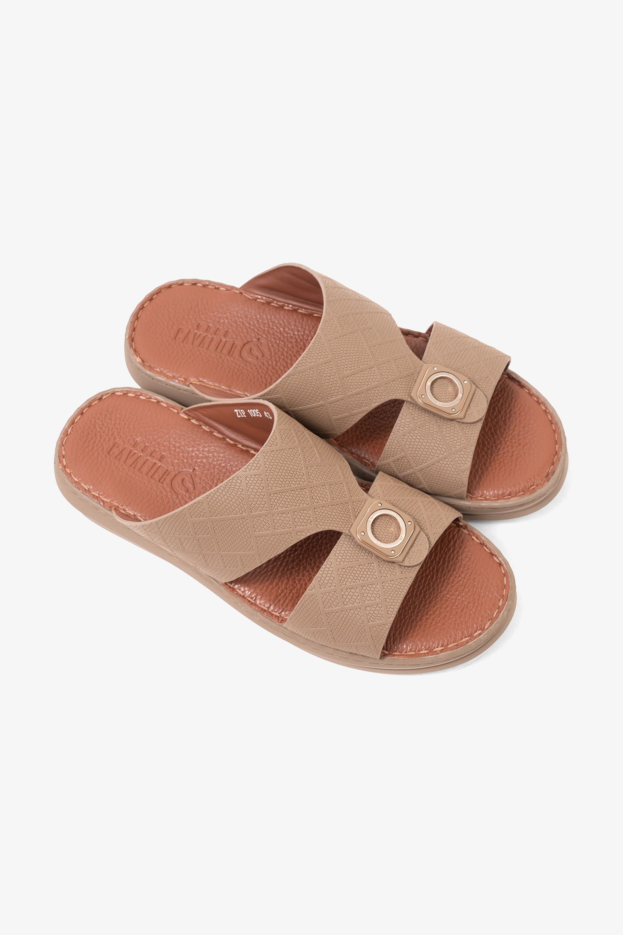 CAVALIER MENS SANDALS-ZIP1005 SAND