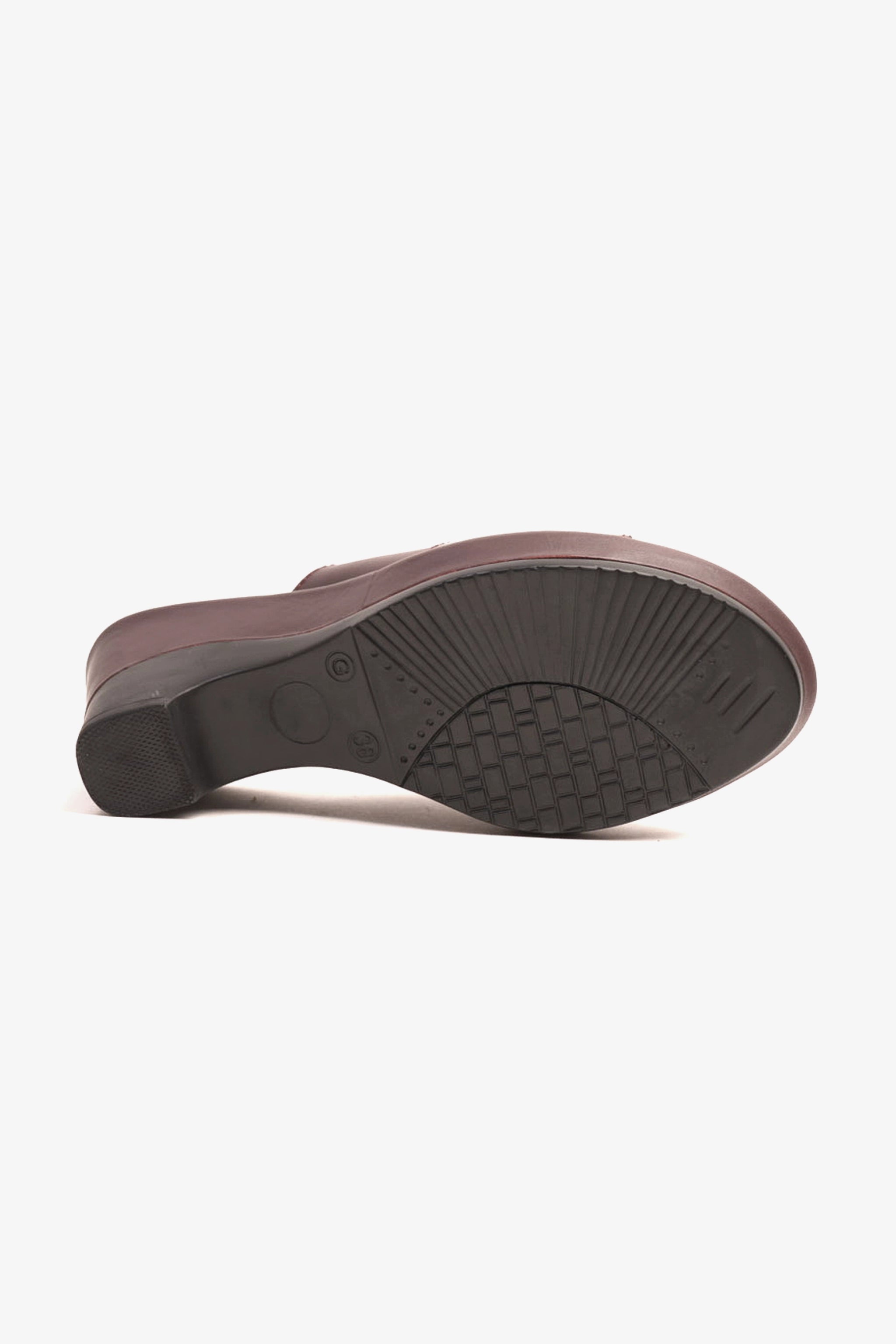 COMFORT PLUS LADIES  SANDALS  - 9111 MAROON