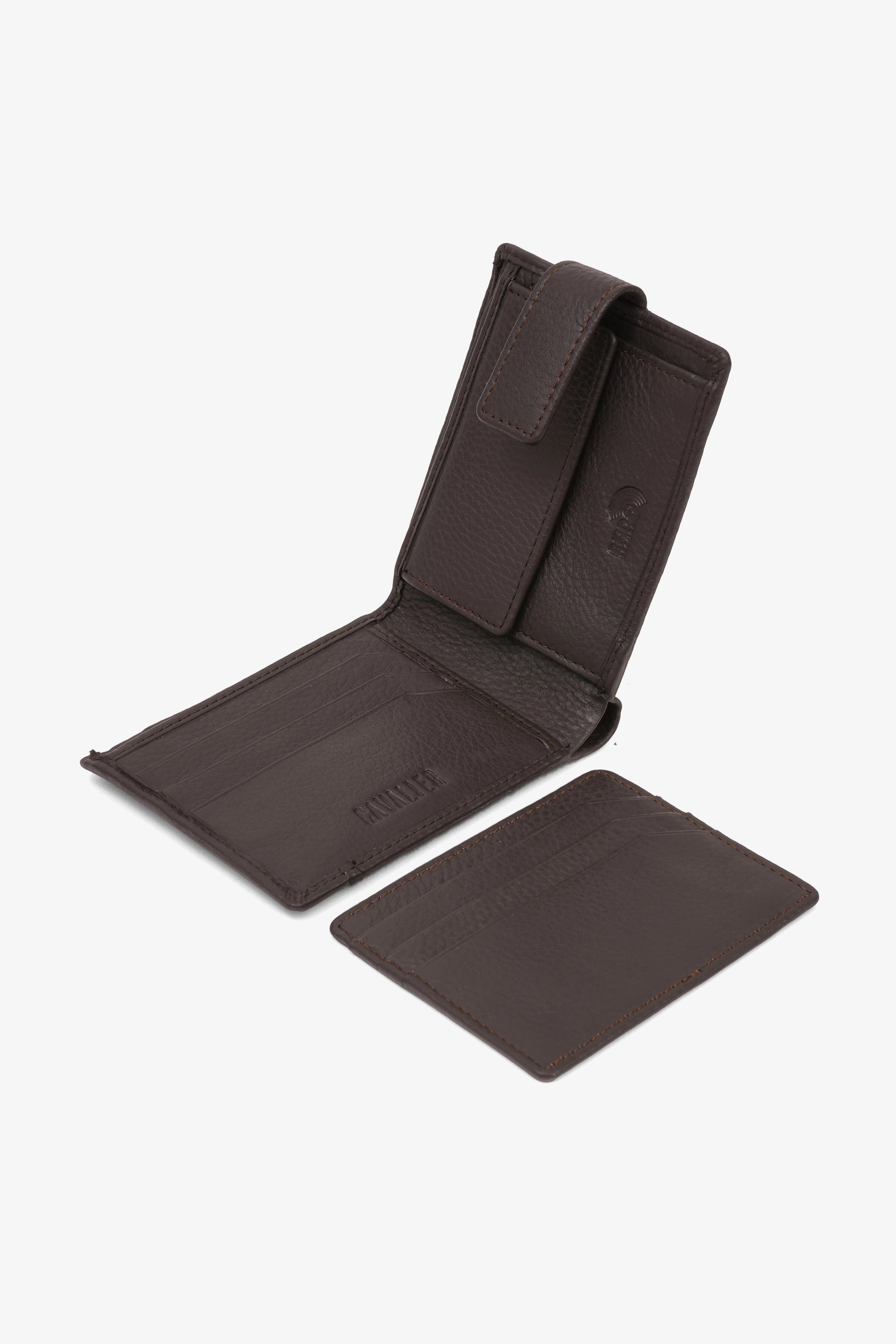UOMO CAVALIER PREMIUM LEATHER URBANITE WALLET BROWN - Seventy7