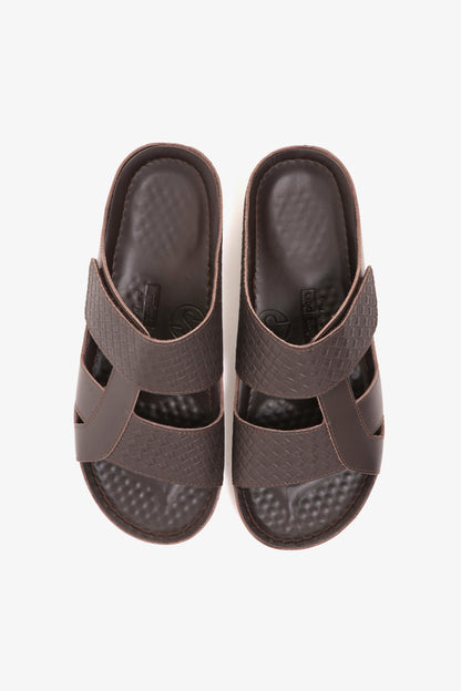 COMFORT PLUS MENS SANDALS  -  AV05 BROWN