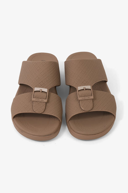 COMFORT PLUS BOYS CLASSIC ARABIC SANDALS STONE