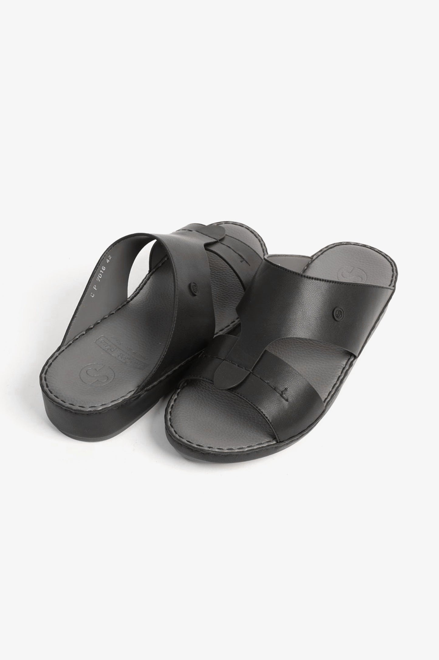 COMFORT PLUS MENS SANDALS  -  7016 BLACK