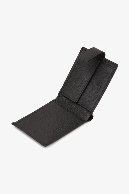 UOMO CAVALIER PREMIUM LEATHER URBANITE WALLET BLACK - Seventy7