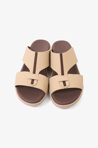 COMFORT PLUS GLIDE LUXE ARABIC SANDALS BEIGE