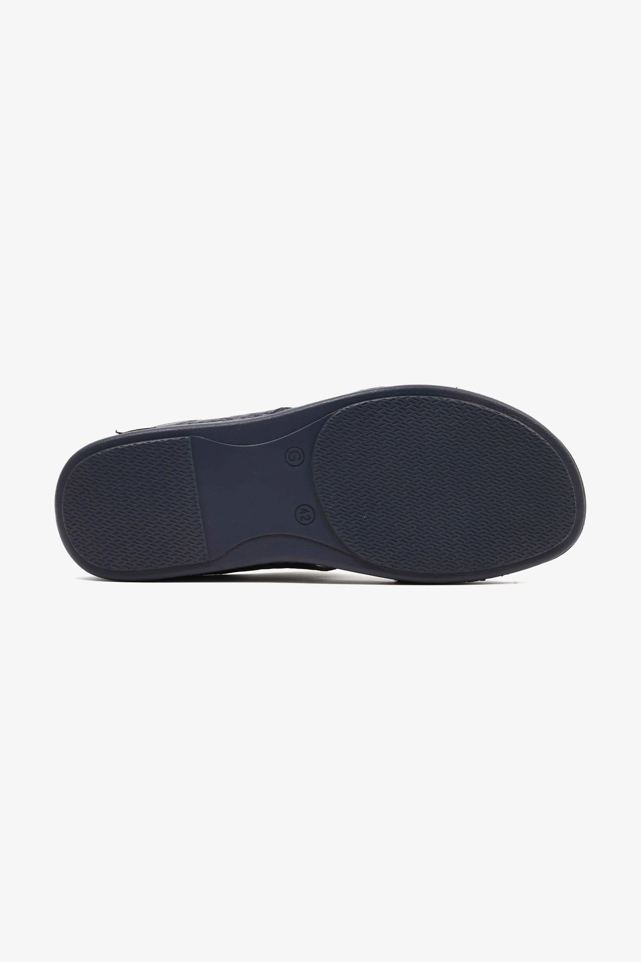 Comfort Plus Men's Ultra Comfort Buckle-Strap Sandals Navy