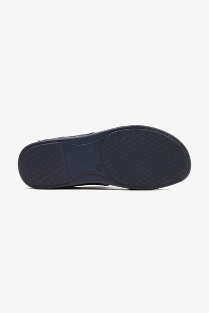 Comfort Plus Men's Ultra Comfort Buckle-Strap Sandals Navy