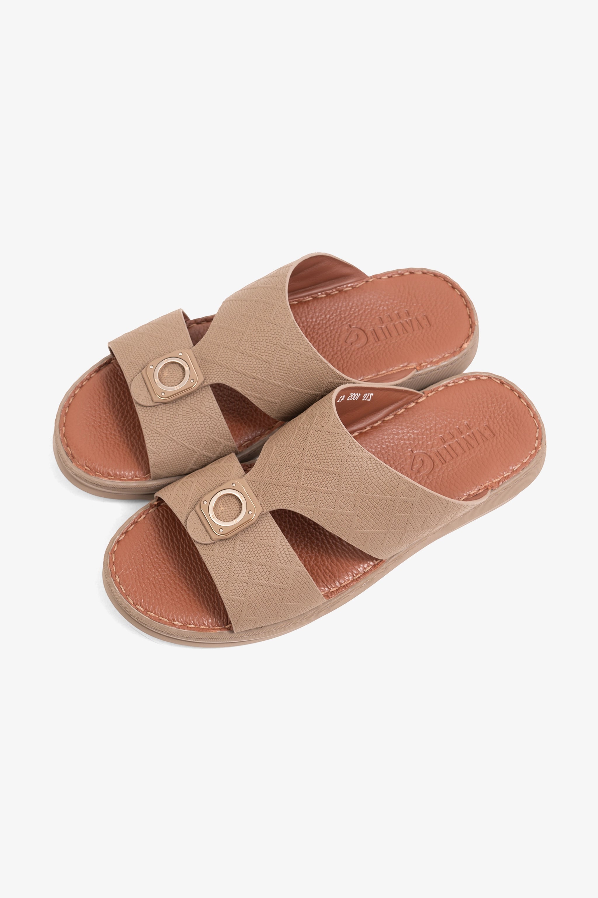 CAVALIER MENS SANDALS-ZIP1005 SAND