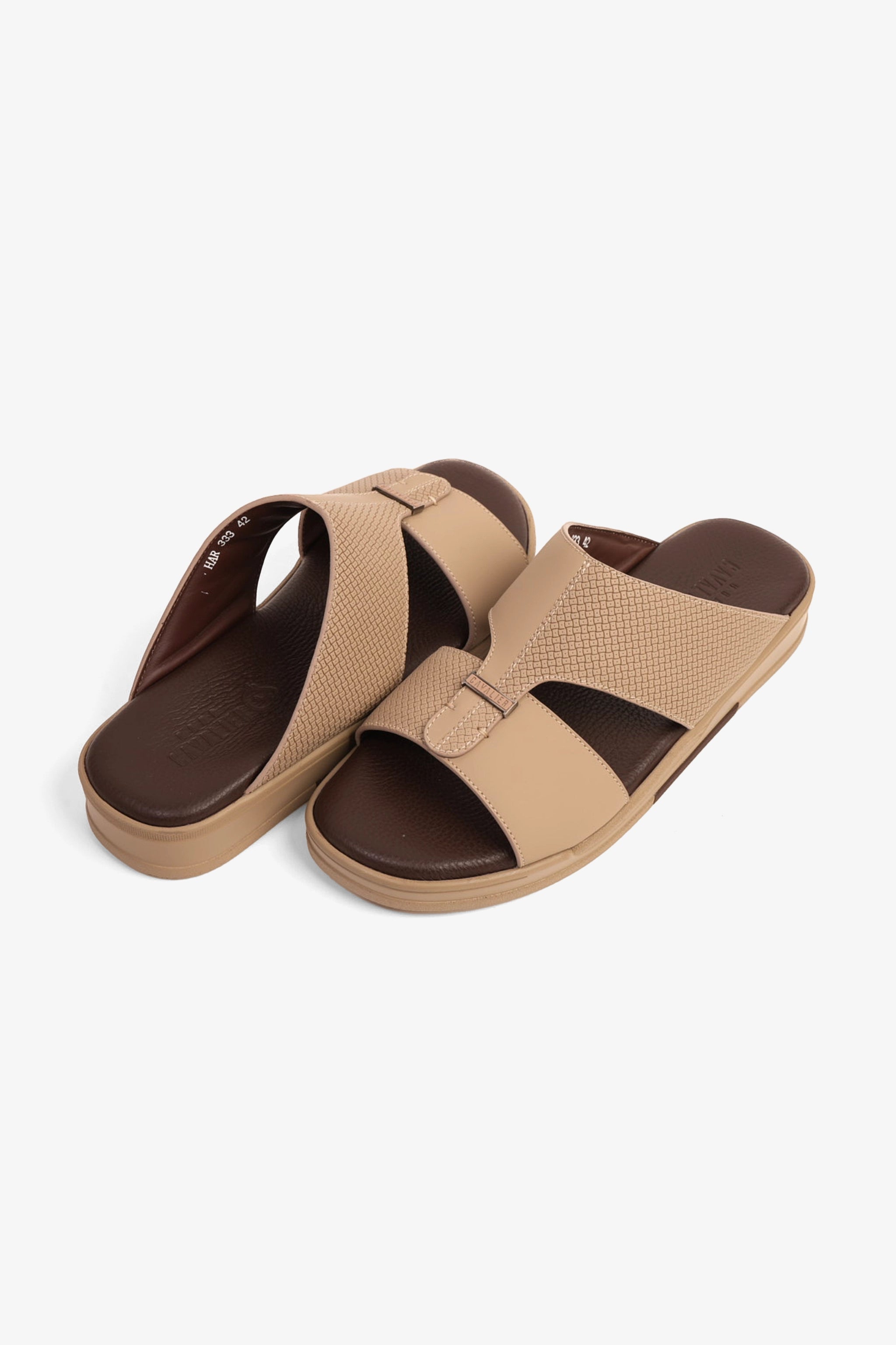 CAVALIER CLOUD ULTRA COMFORTABLE LEATHER SANDALS MOUTON