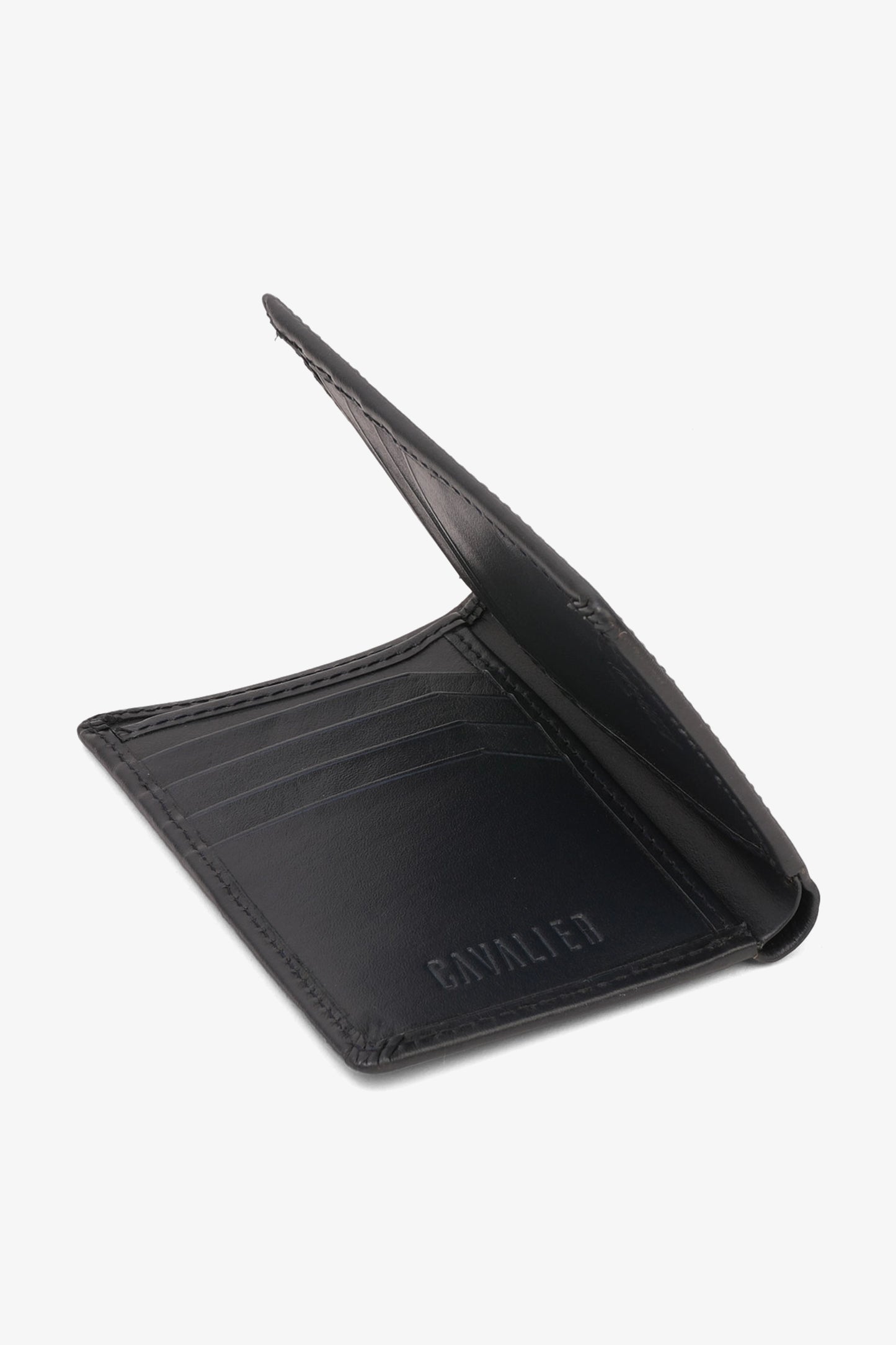 UOMO CAVALIER PREMIUM LEATHER METROPOLITAN WALLET NAVY - Seventy7