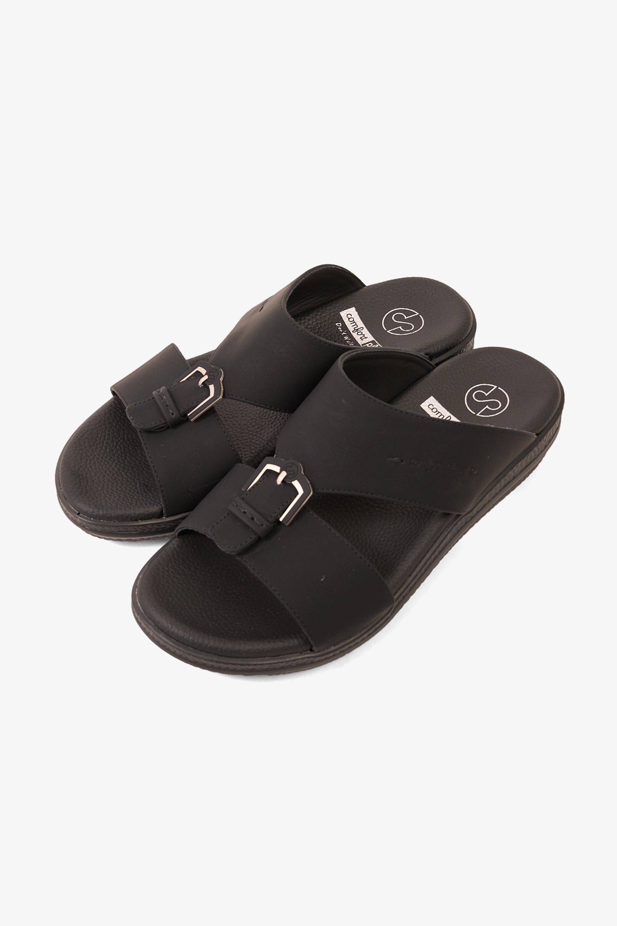 COMFORT PLUS INFINITY STEP ARABIC SANDALS BLACK - Seventy7