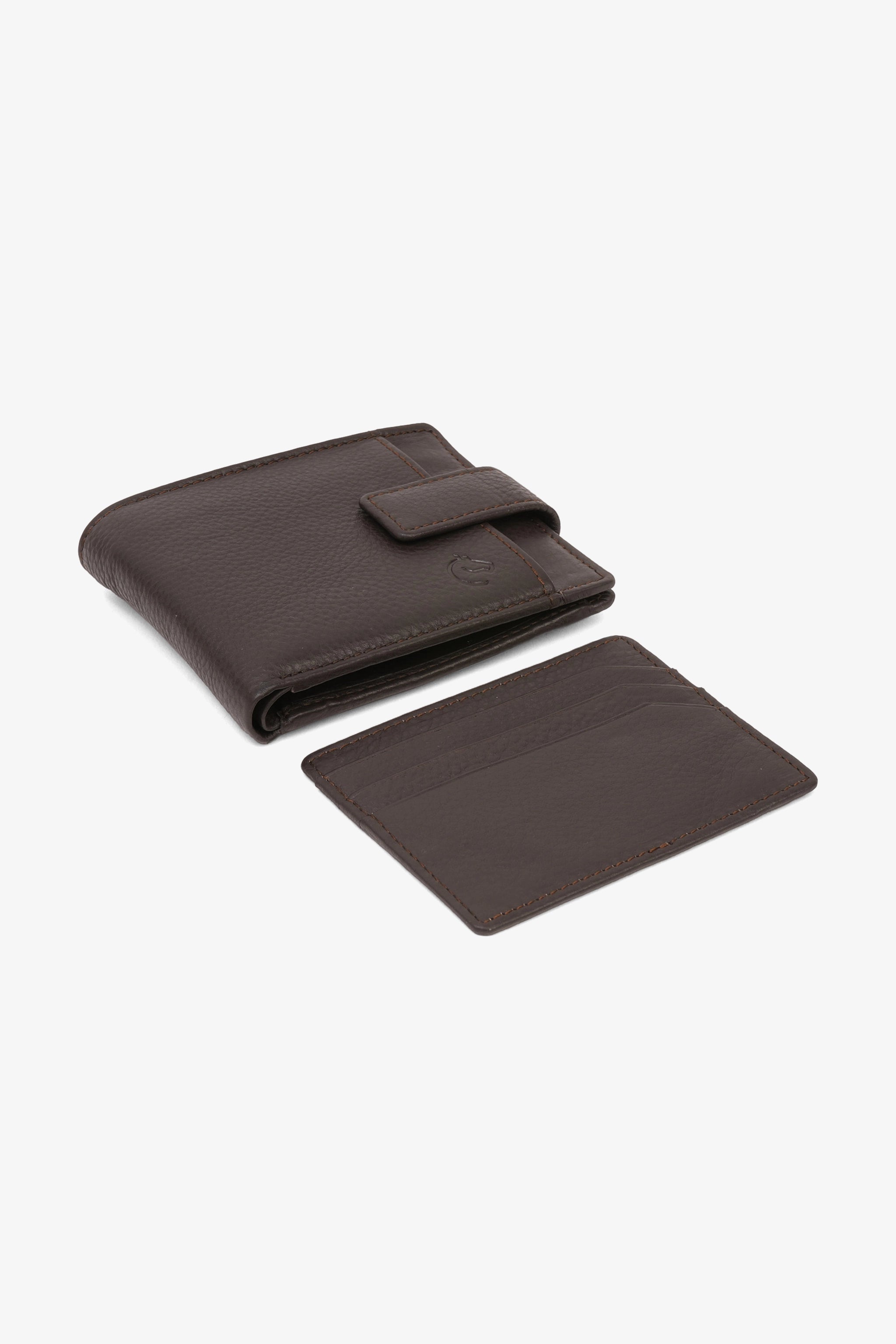 UOMO CAVALIER PREMIUM LEATHER URBANITE WALLET BROWN - Seventy7