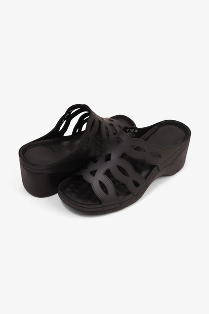 COMFORT PLUS LADIES SANDALS  - GG116 BLACK