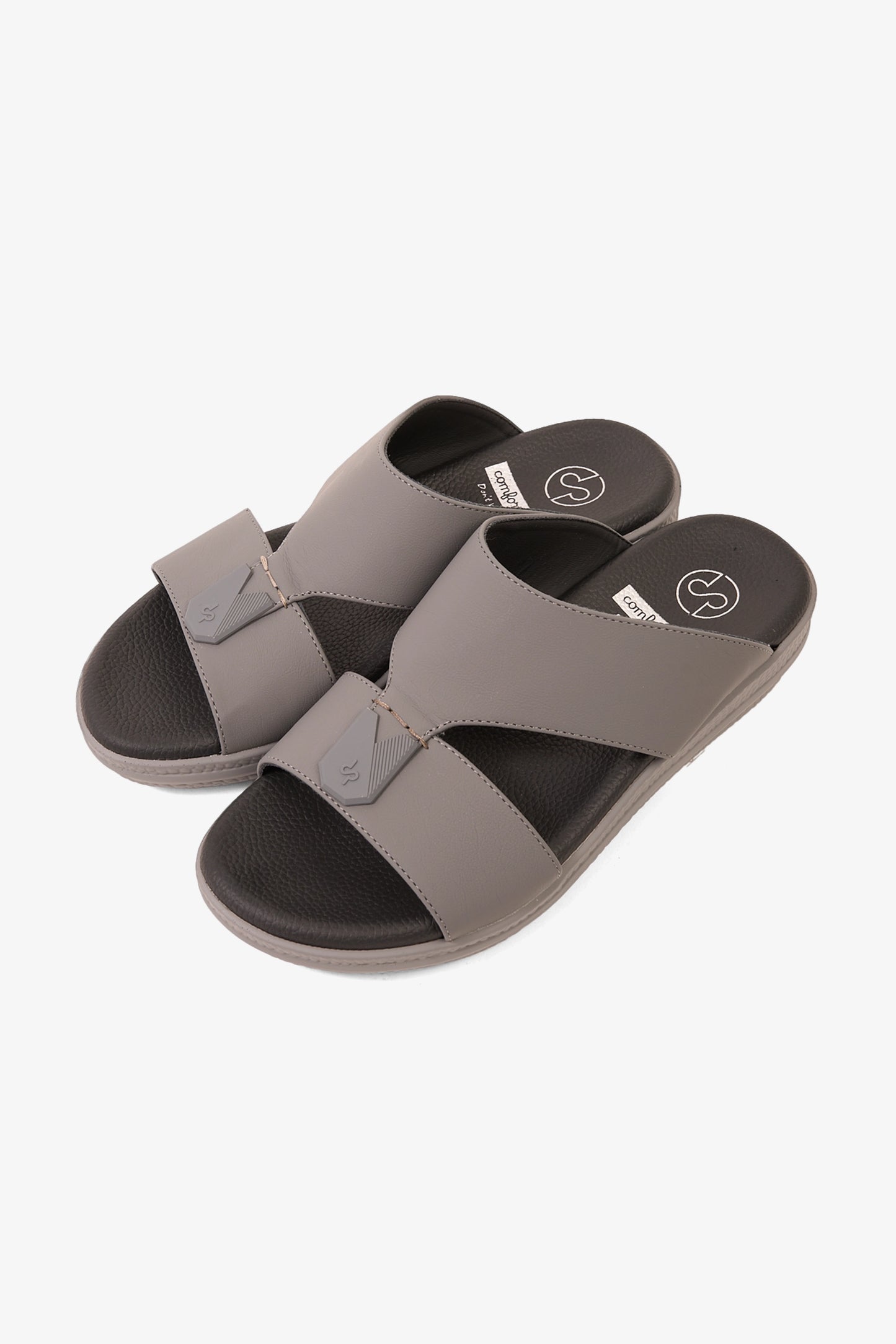 COMFORT PLUS SLEEK CUSHION ARABIC SANDALS GREY