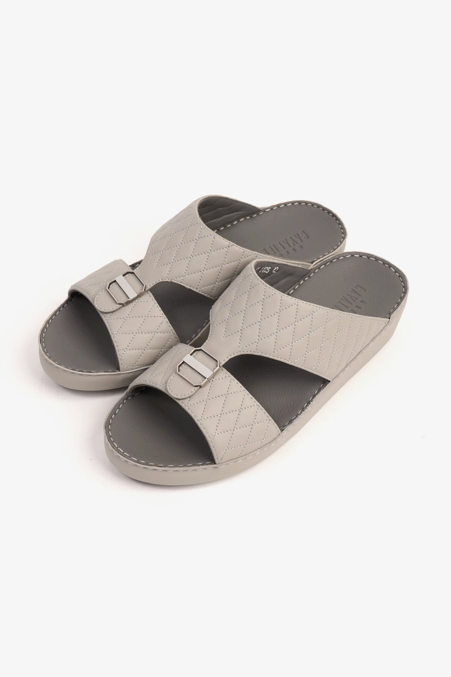 UOMO CAVALIER MENS SANDALS  - CV1105 LIGHT GREY