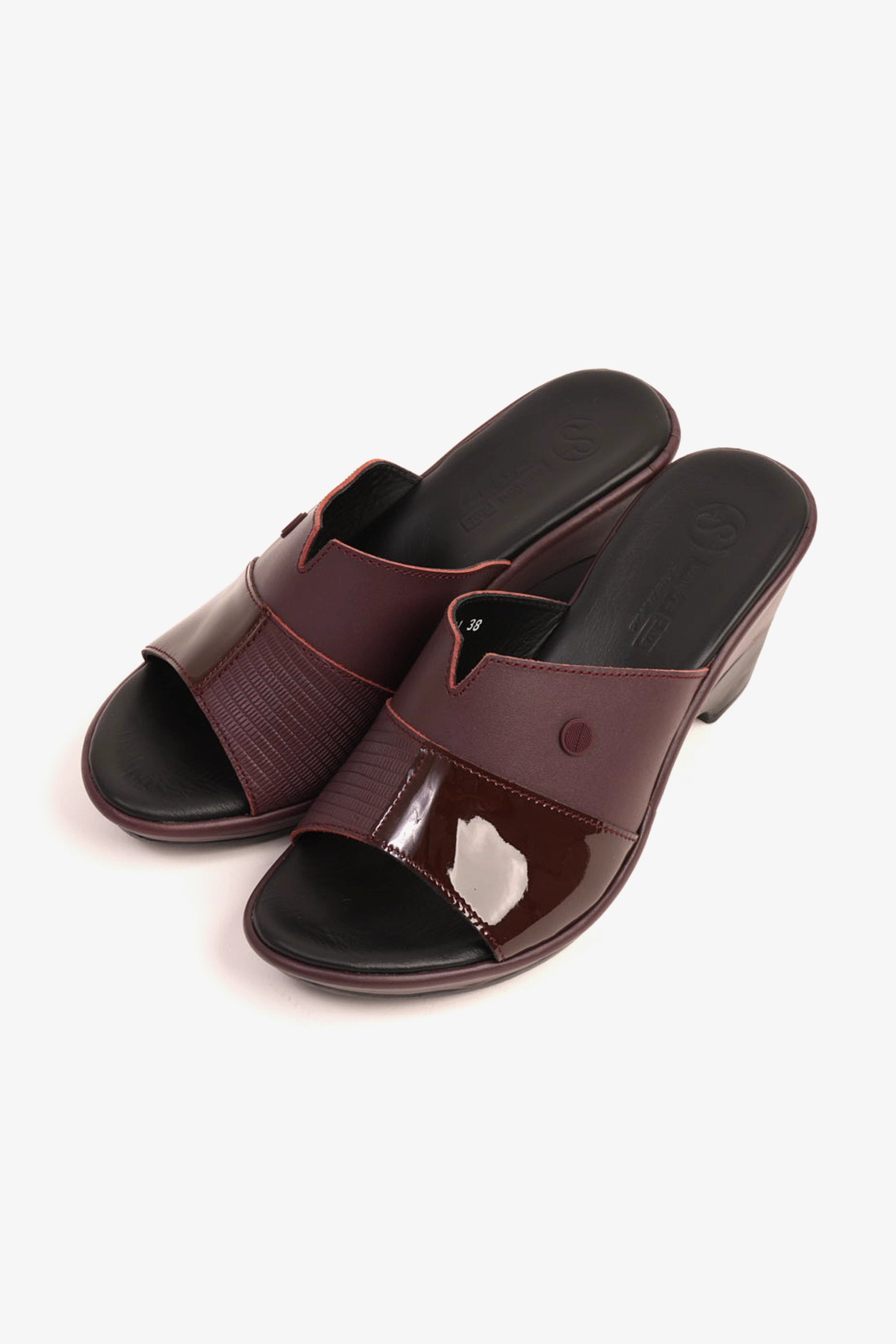 COMFORT PLUS LADIES  SANDALS  - 9111 MAROON