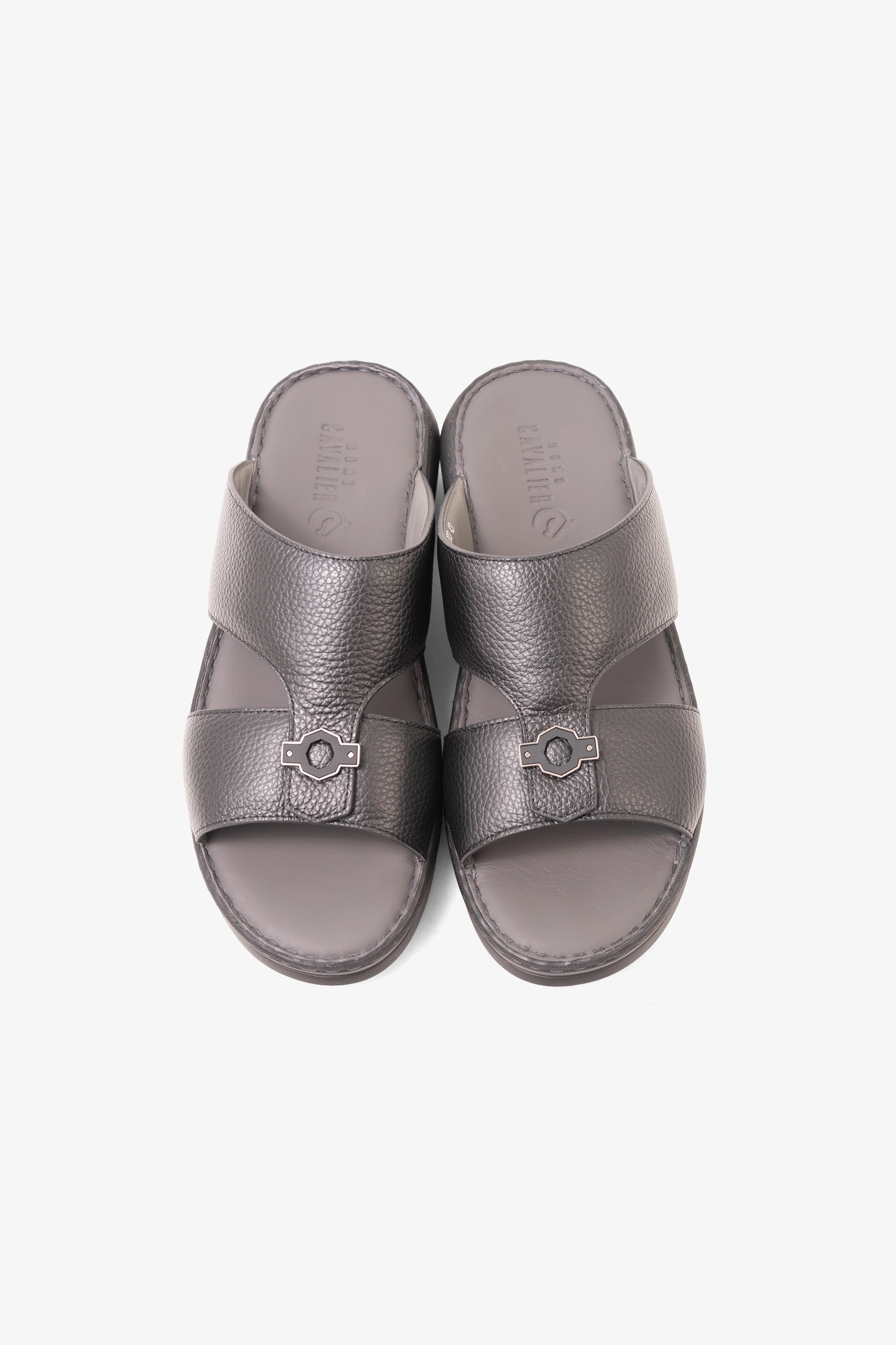 CAVALIER MENS SANDALS-ZIP1003 BLACK