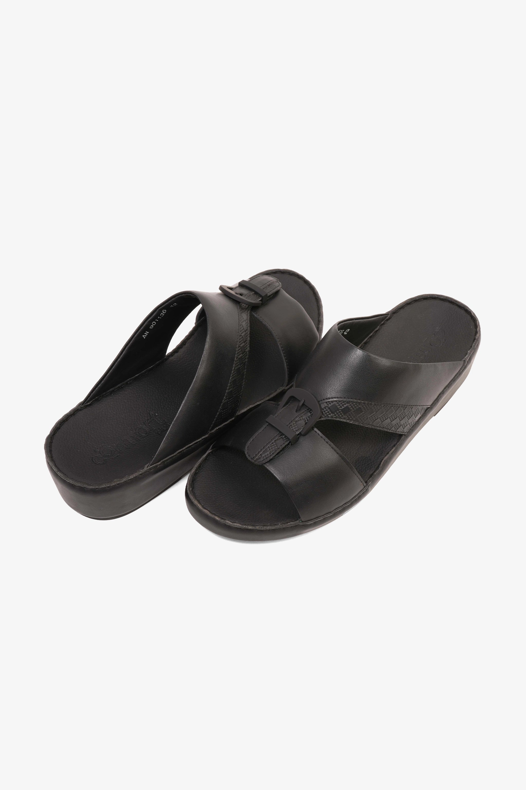 COMFORT PLUS MENS SANDALS  -  9011 36 BLACK